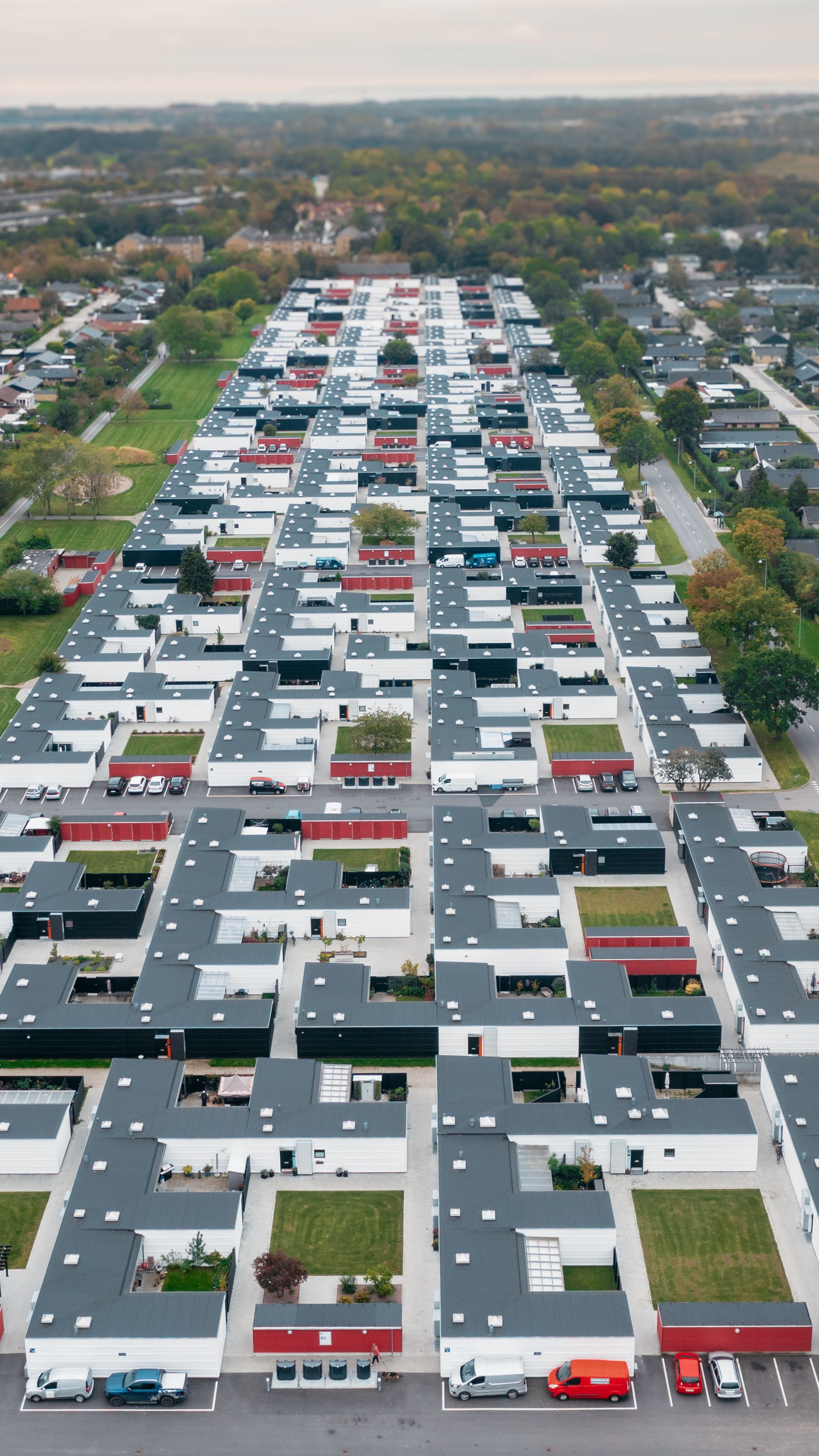 258 gårdhavehuse i Albertslund Vest
